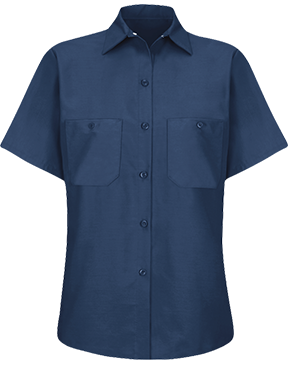 Red Kap - Women's Short Sleeve Industrial Work Shirt